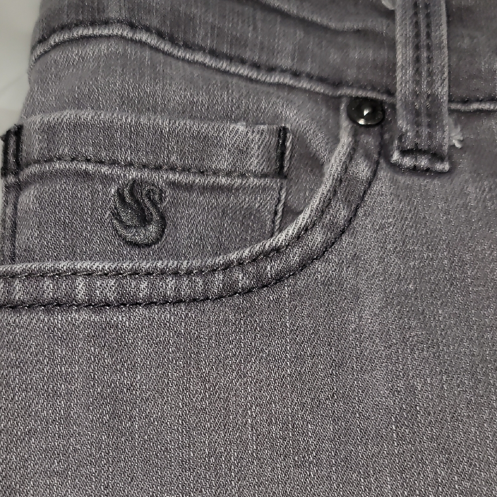 Gloria Vanderbilt Gray Skinny Jeans Modern Style - Picture 5 of 9